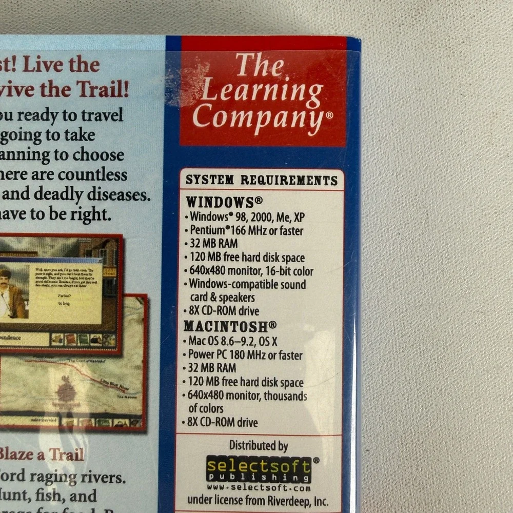 The Learning Company Oregon Trail 5th Edition History CD Windows & Mac English